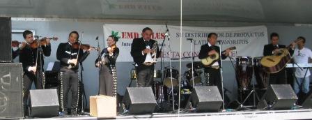 mariachi band on stage